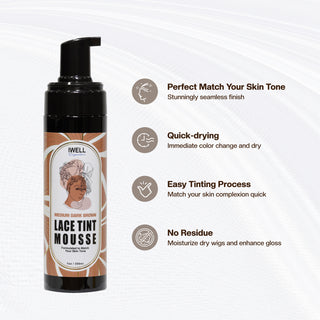 Lace Tint Mousse (Medium Dark Brown) 7 fl. oz.