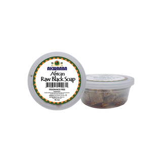 African Raw Black Soap Chunk 5oz