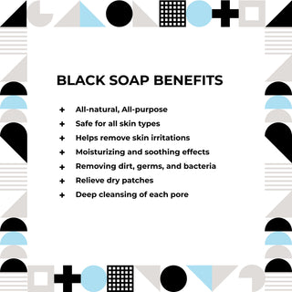 African Black Soap Bar (Fragrance Free)