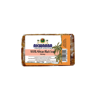 African Black Soap Bar (Honey) 4oz