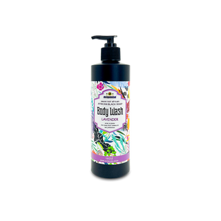 Black Soap Body Wash(Lavender) 16oz