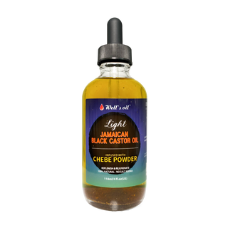 Jamaican Black Castor Oil Infused with Chebe Powder Light