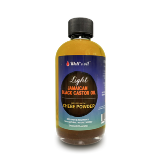 Jamaican Black Castor Oil Infused with Chebe Powder Light