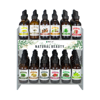 NO2-SET | 12-Kinds 100% Pure Natural Carrier Oil 2oz Display Set (72 pcs)