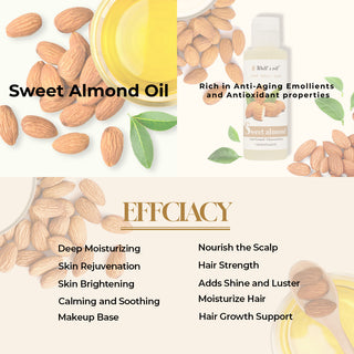 100% Pure Natural Carrier Oil Sweet Almond